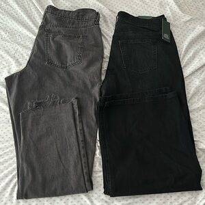2 Jean Bundle - Size 12 - 1 Baggy Jean NWT - 1 Boyfriend Jean NWOT